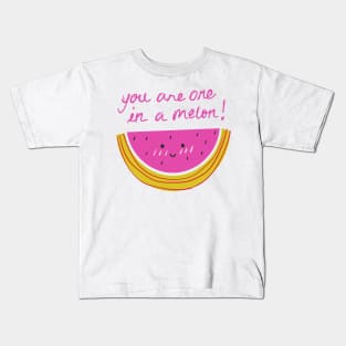 one in a melon tee Kids T-Shirt